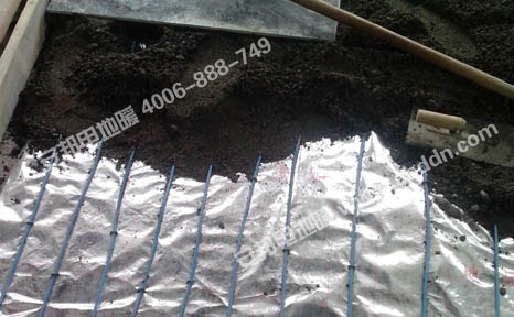 濕式電地暖混凝土回填