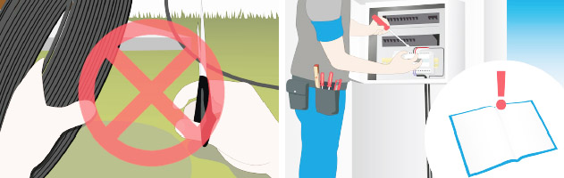 切勿裁剪發(fā)熱電纜,發(fā)熱電纜電路安裝圖