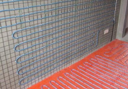 電地暖安裝完畢的效果圖