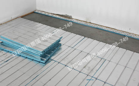 電地暖模塊鋪設(shè)