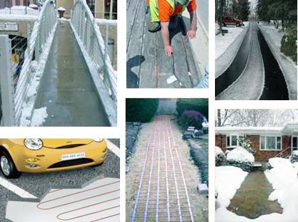 道路融雪化冰發(fā)熱電纜系統圖