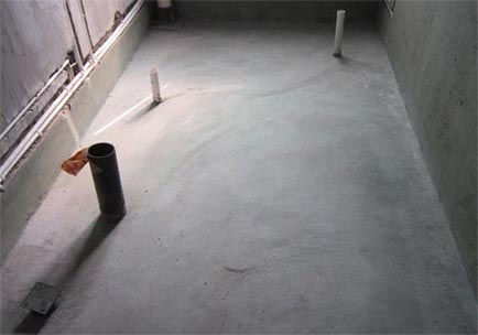 未安裝電地暖前的圖